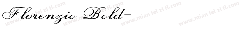 Florenzio Bold字体转换